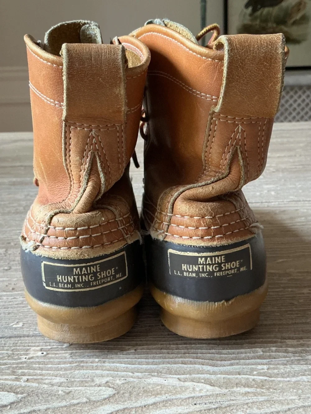 Vintage early 80s LL Bean Maine Hunting Shoe, size 7M